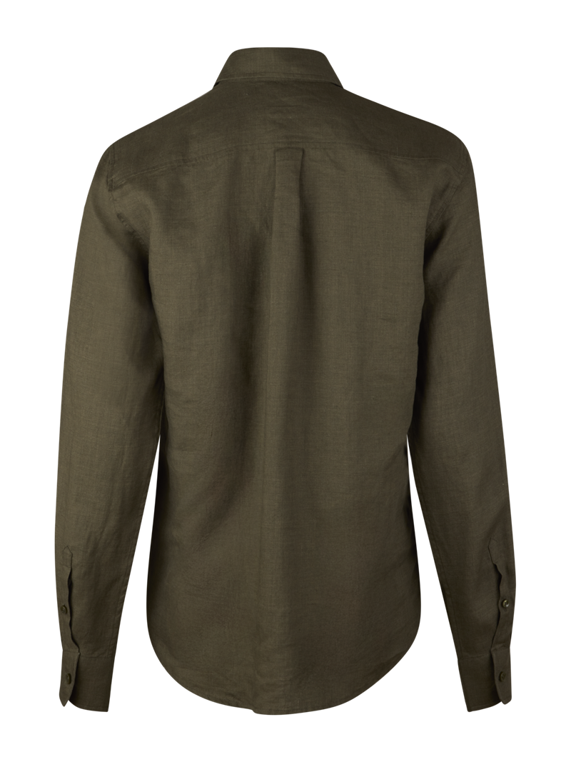 Siri Green Linen Shirt