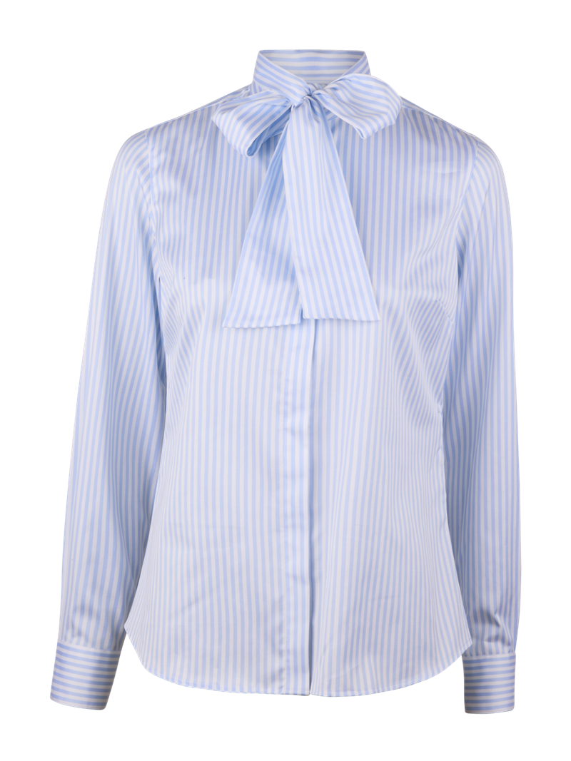 Dilba Light blue Bow Blouse