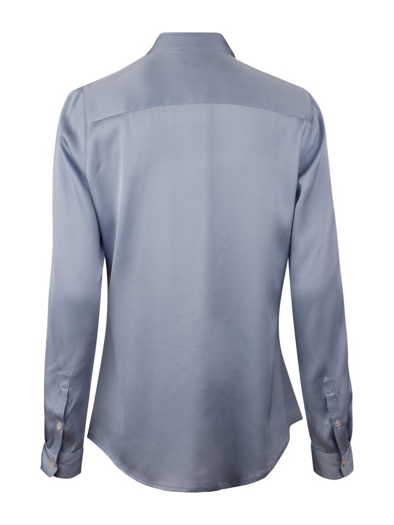 Seidenbluse Hellblau Susan