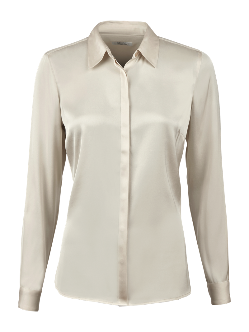 Seidenbluse Champange Susan