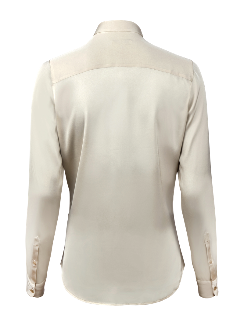 Seidenbluse Champange Susan