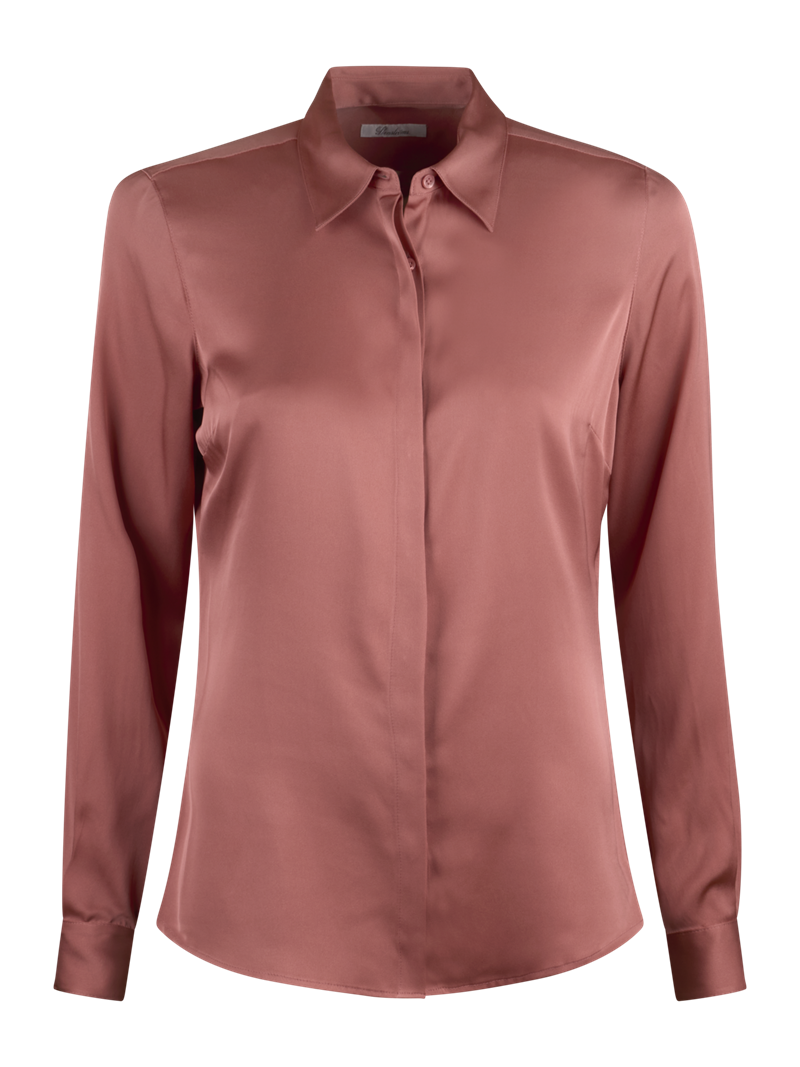 Seidenbluse Dunkel rosa Susan