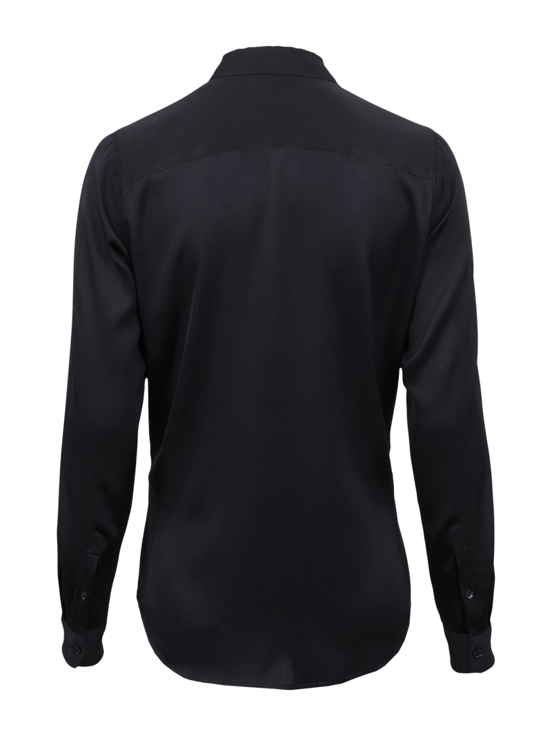 Seidenbluse Schwarz Susan