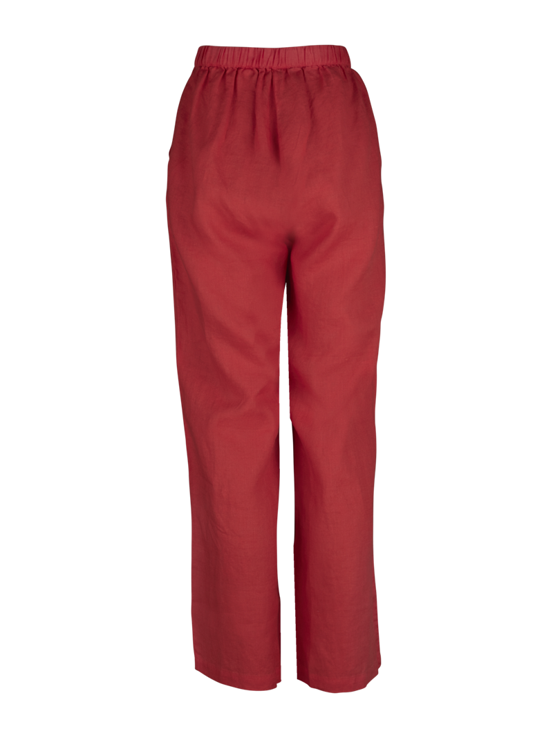 Orange Leinenhosen Engla