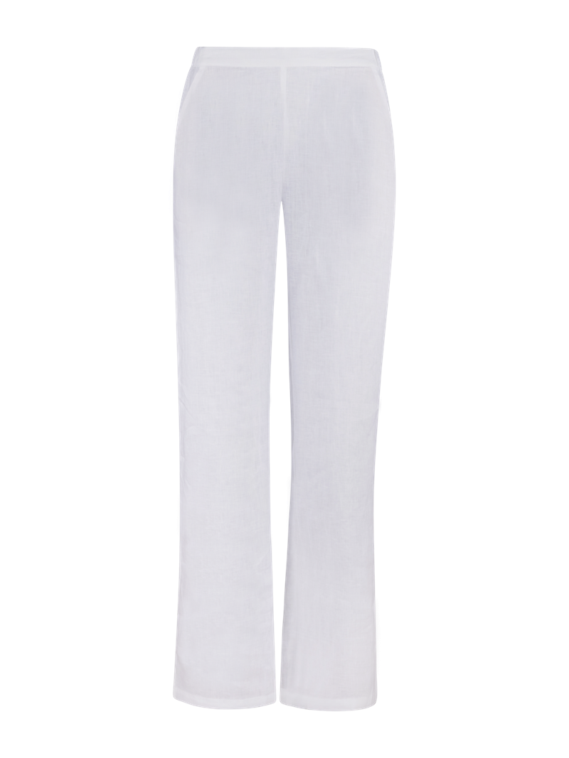 Weiß Leinenhose Engla