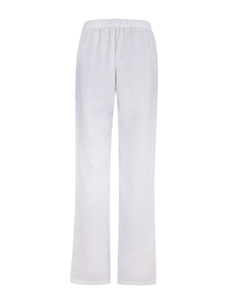 Weiß Leinenhose Engla