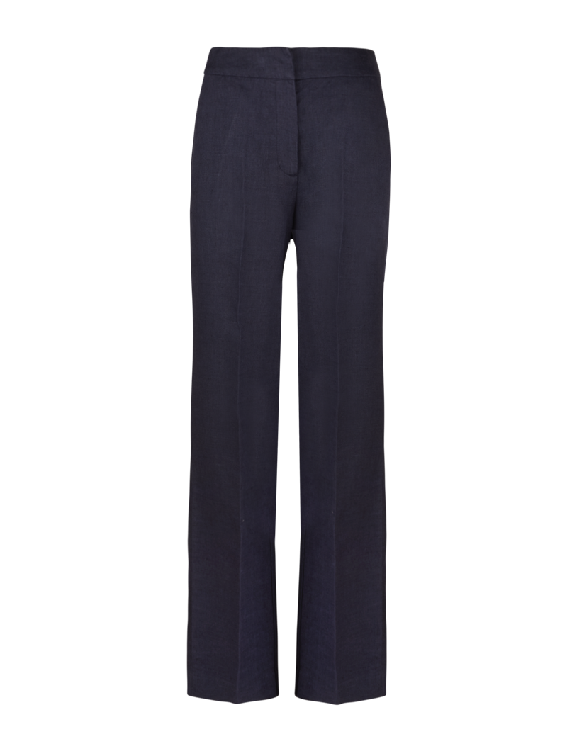 Jayda Navy blau Leinenhose