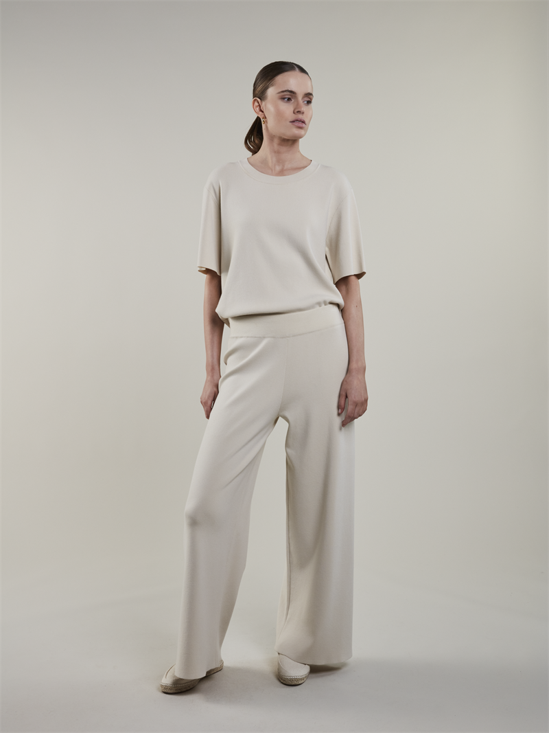 Jupiter Offwhite Strickhose