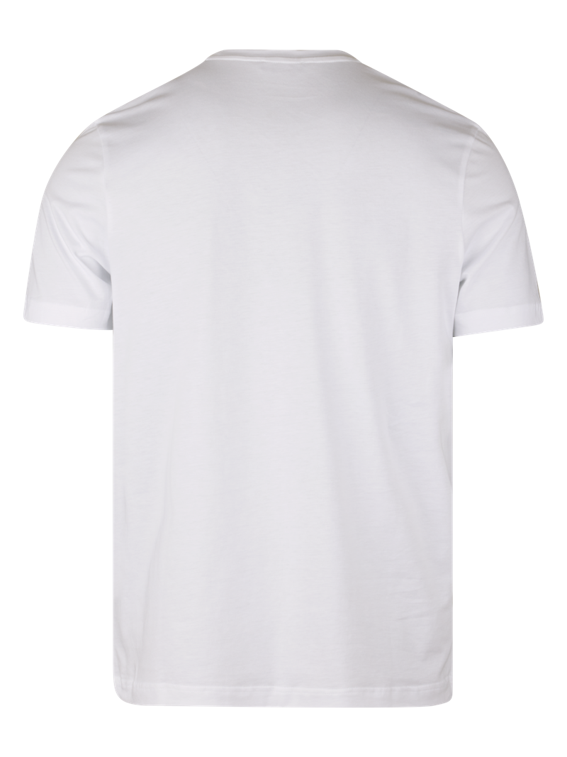 Vit Bomulls T-Shirt