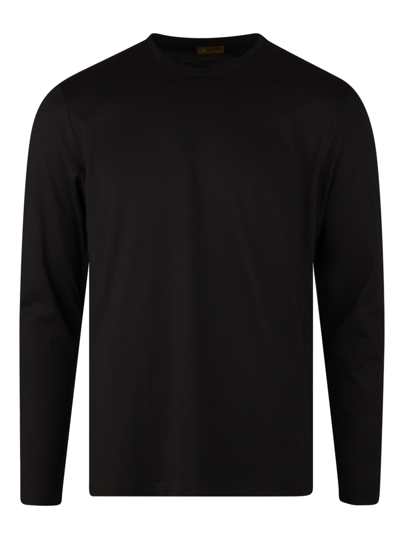Svart Långärmad T-Shirt