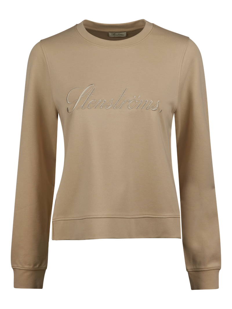 Holiday Beige Crew Neck Sweater
