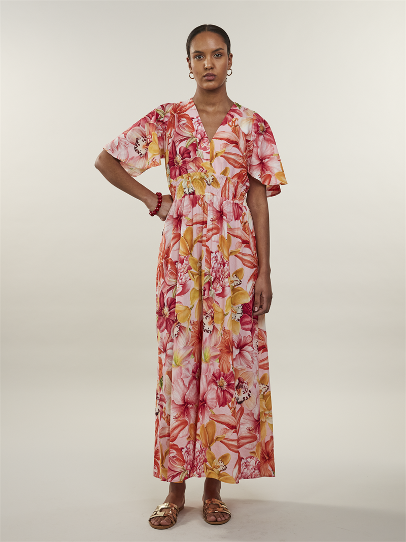 Joanna Dark pink Floral Dress