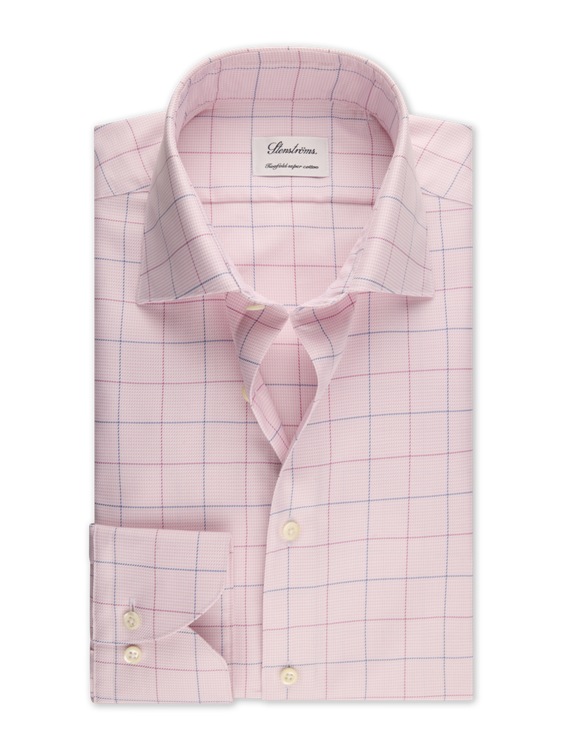 Light pink Checked Twill Shirt
