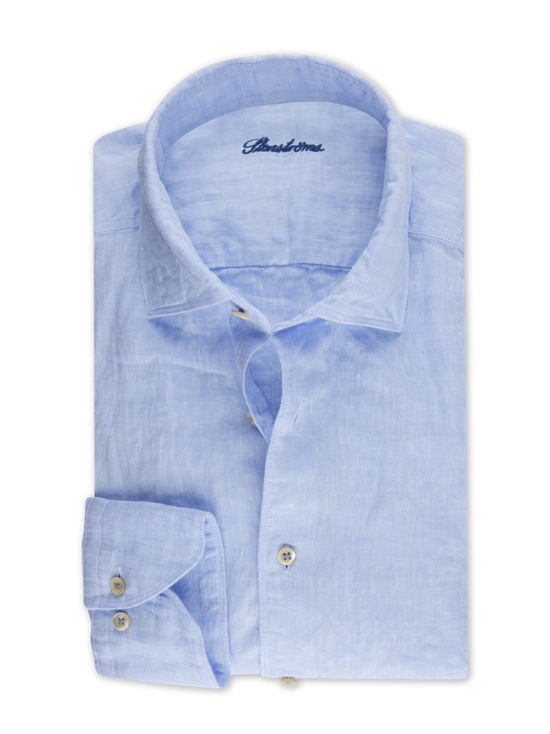 Hellblau Leinenhemd