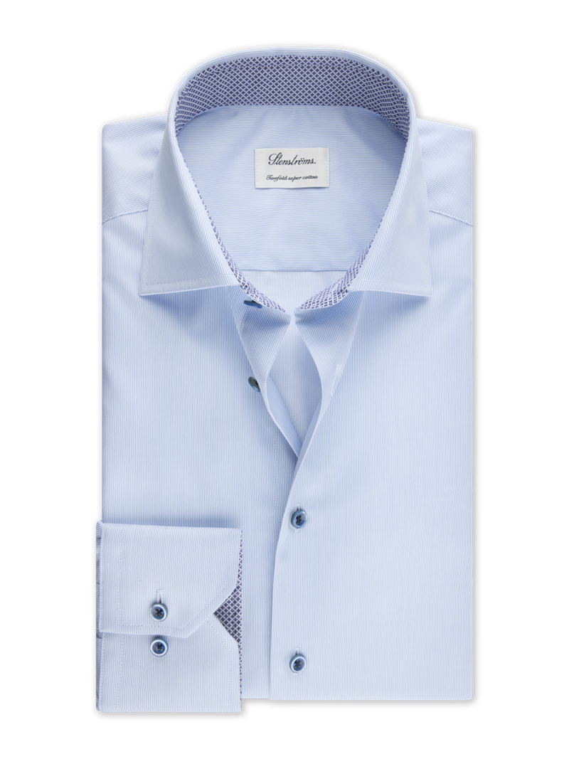 Light blue Contrast Twill Shirt