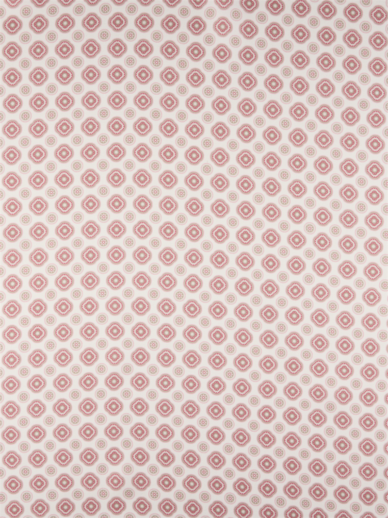 Light red Patterned Silk Bandana