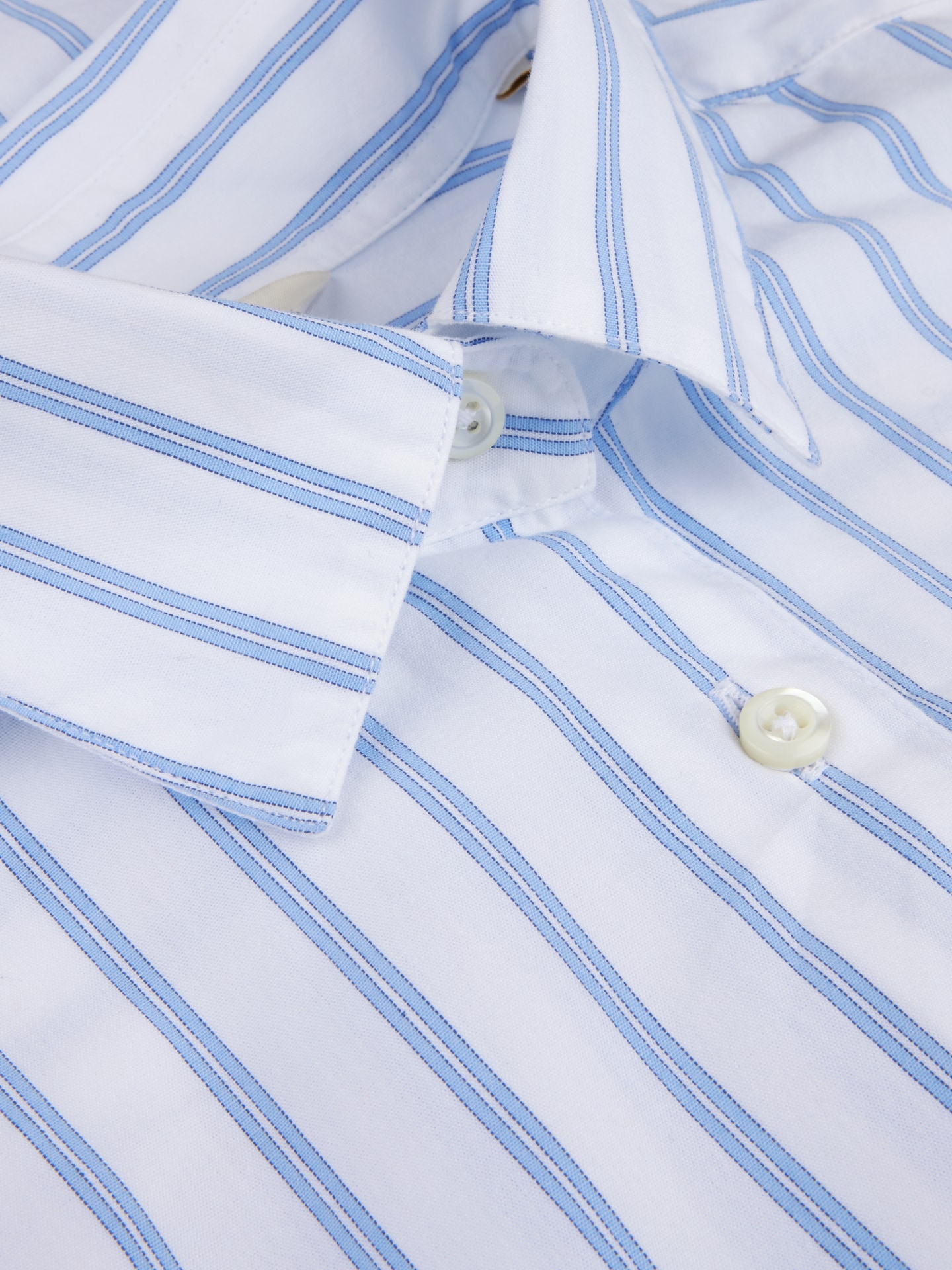 Siri Light blue Striped Shirt 