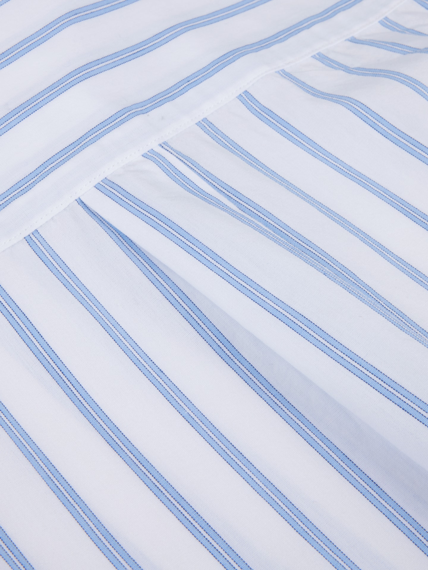 Siri Light blue Striped Shirt 
