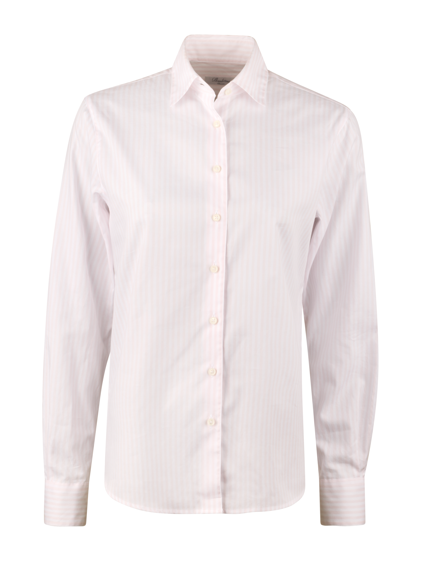 Stenströms Siri Light pink Striped Shirt | Women | Women's shirts & blouses | Oversize | Size: 40 | Light pink | Striped | Long Sleeves