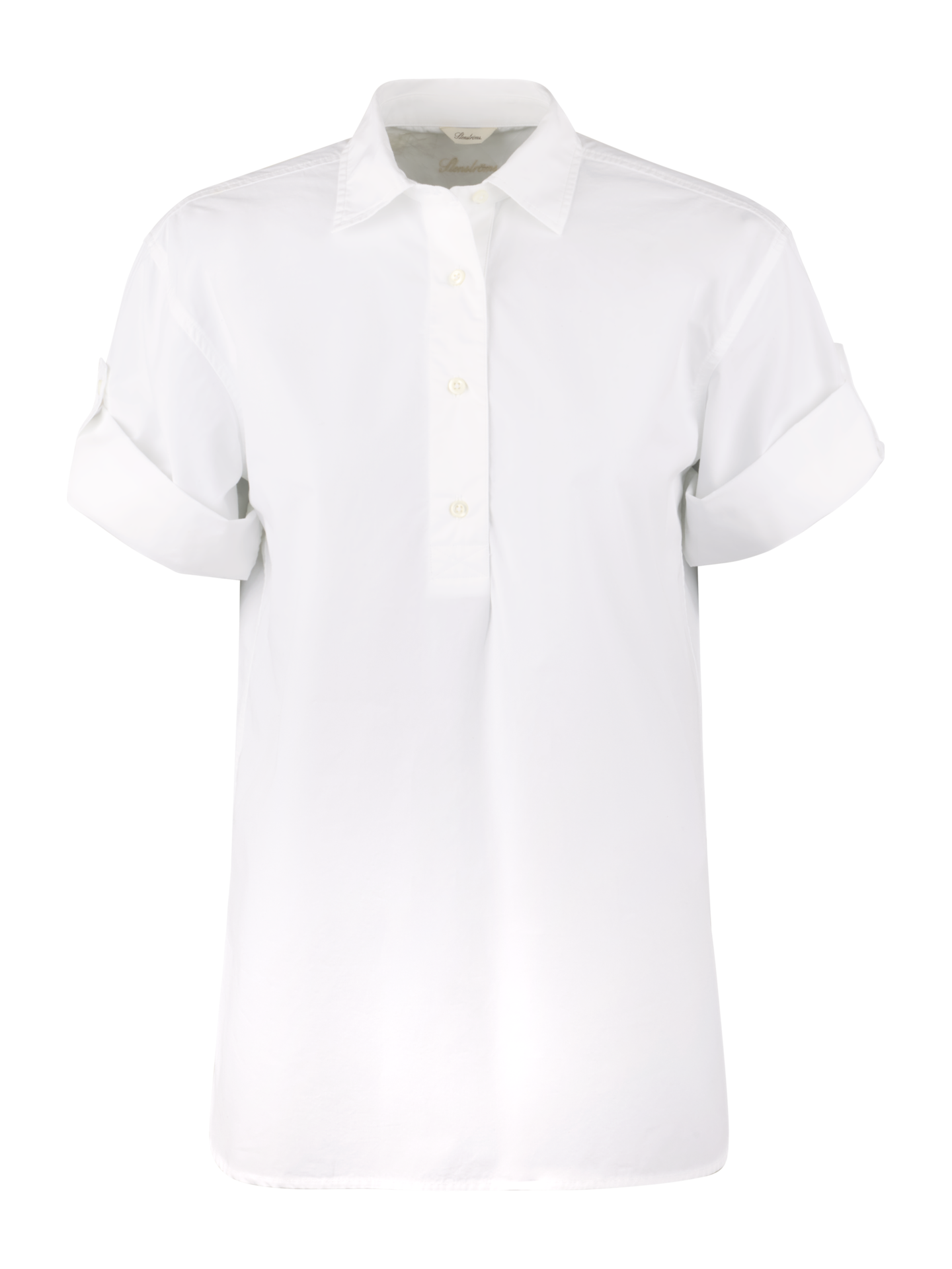 Stenströms Jenna White Shirt | Women | Women's shirts & blouses | Size: 48 | White | Solid | Short Sleeves