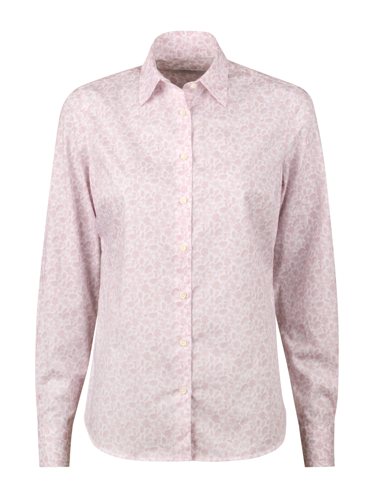 Stenströms Sofie Ljusrosa Blommig Skjorta | Dam | Damskjortor & Blusar | Oversize | Storlek: 42 | Ljusrosa | Mönstrad | Lång Ärm