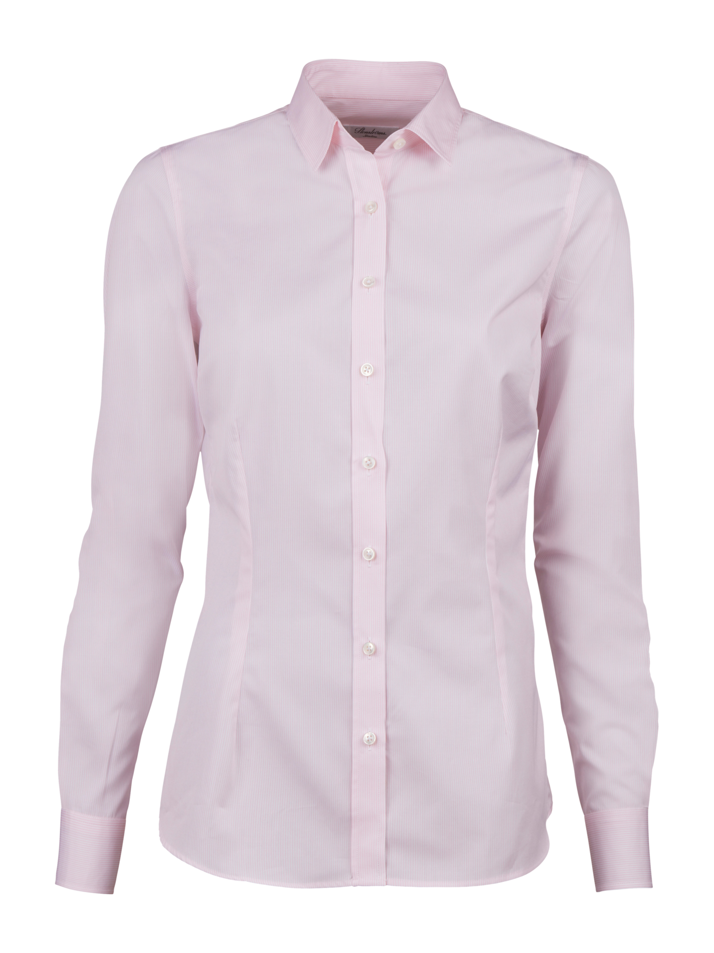 Stenströms Shirin Pink Pinstripe Poplin Shirt | Women | Women's shirts & blouses | Slimline | Size: 42 | Light pink | Long Sleeves