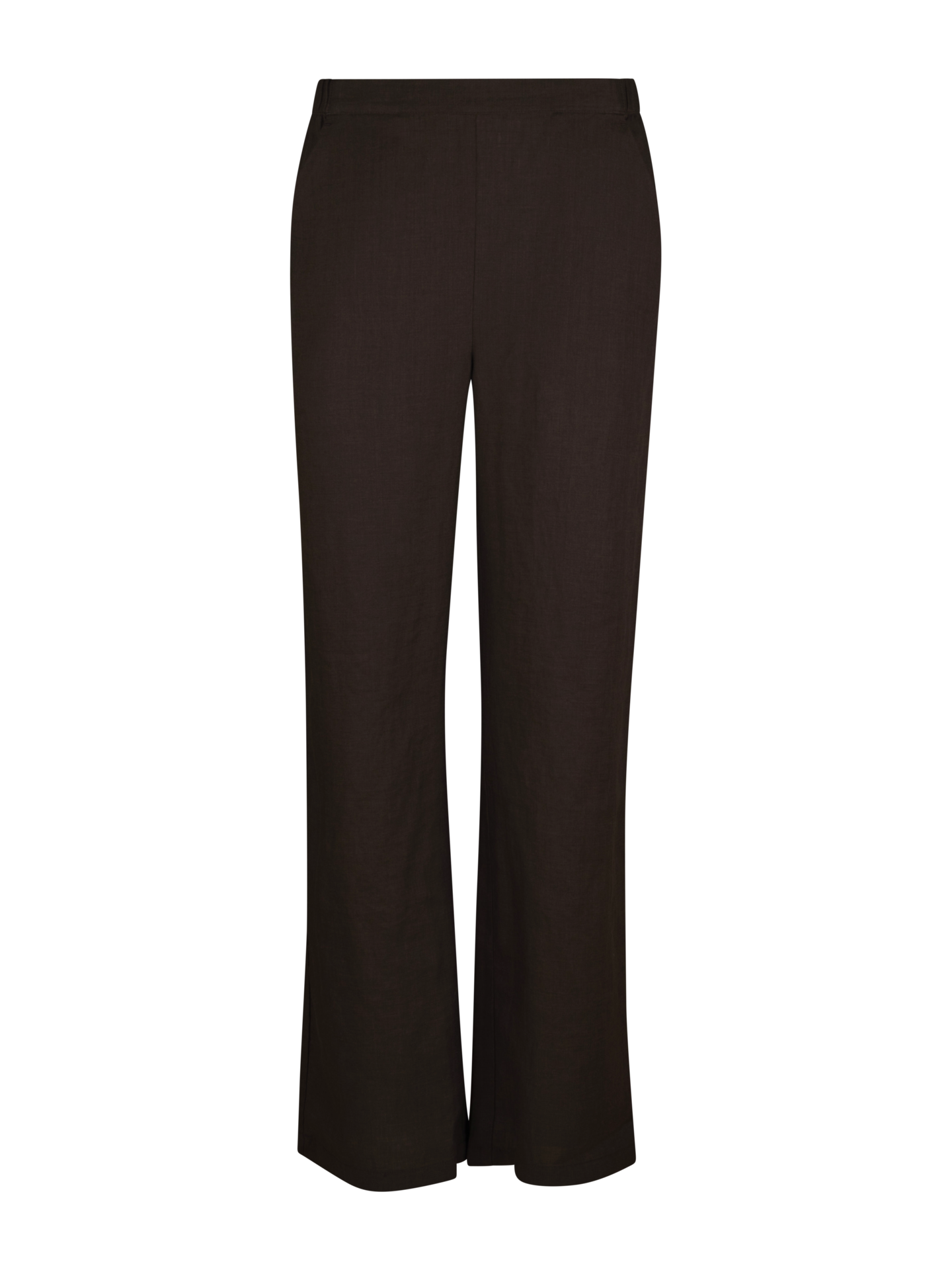 Stenströms Engla Dark brown Linen Pants | Women | Pants | Size: L | Dark brown