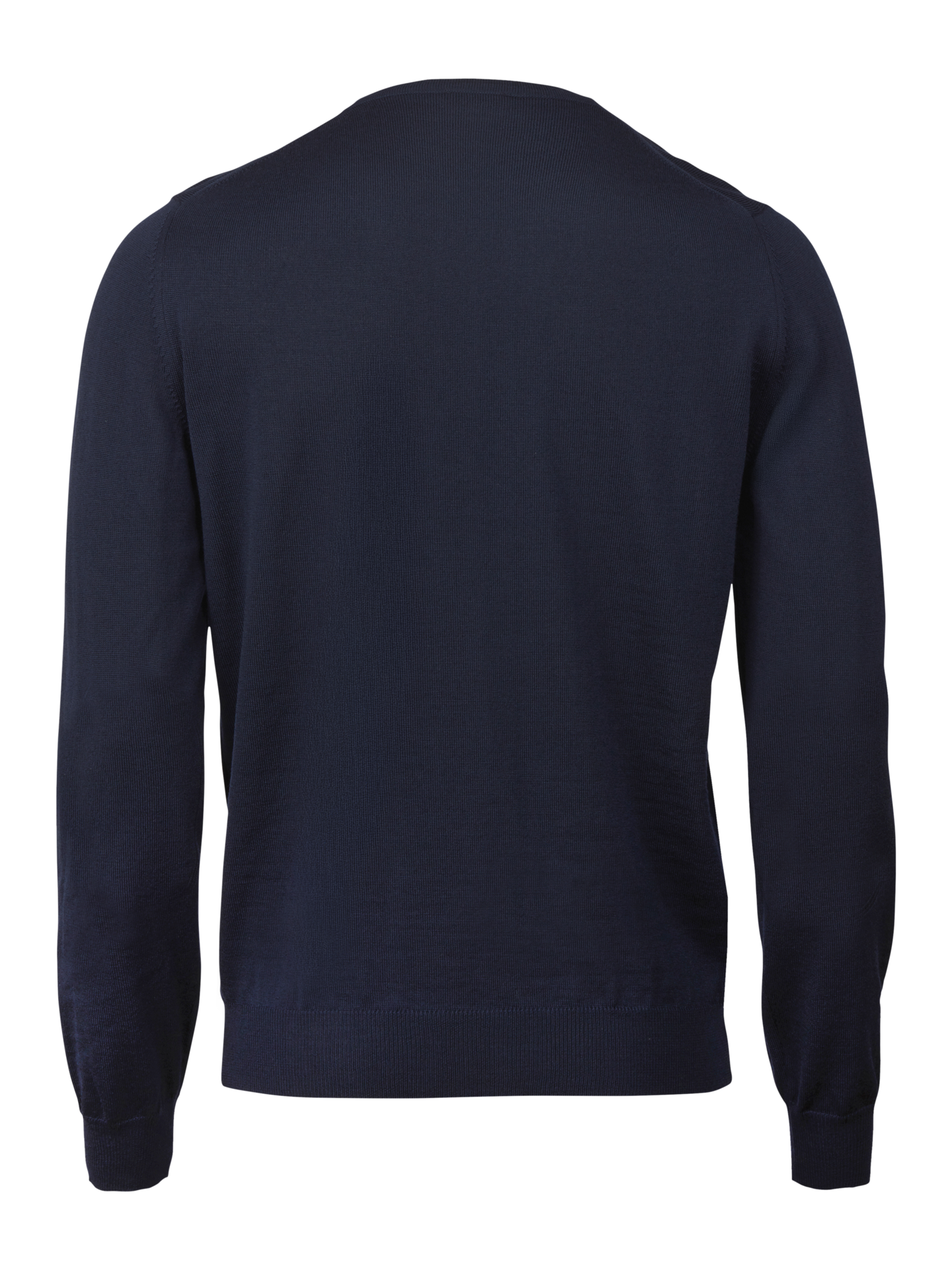 Navy Merino Wool Crew Neck