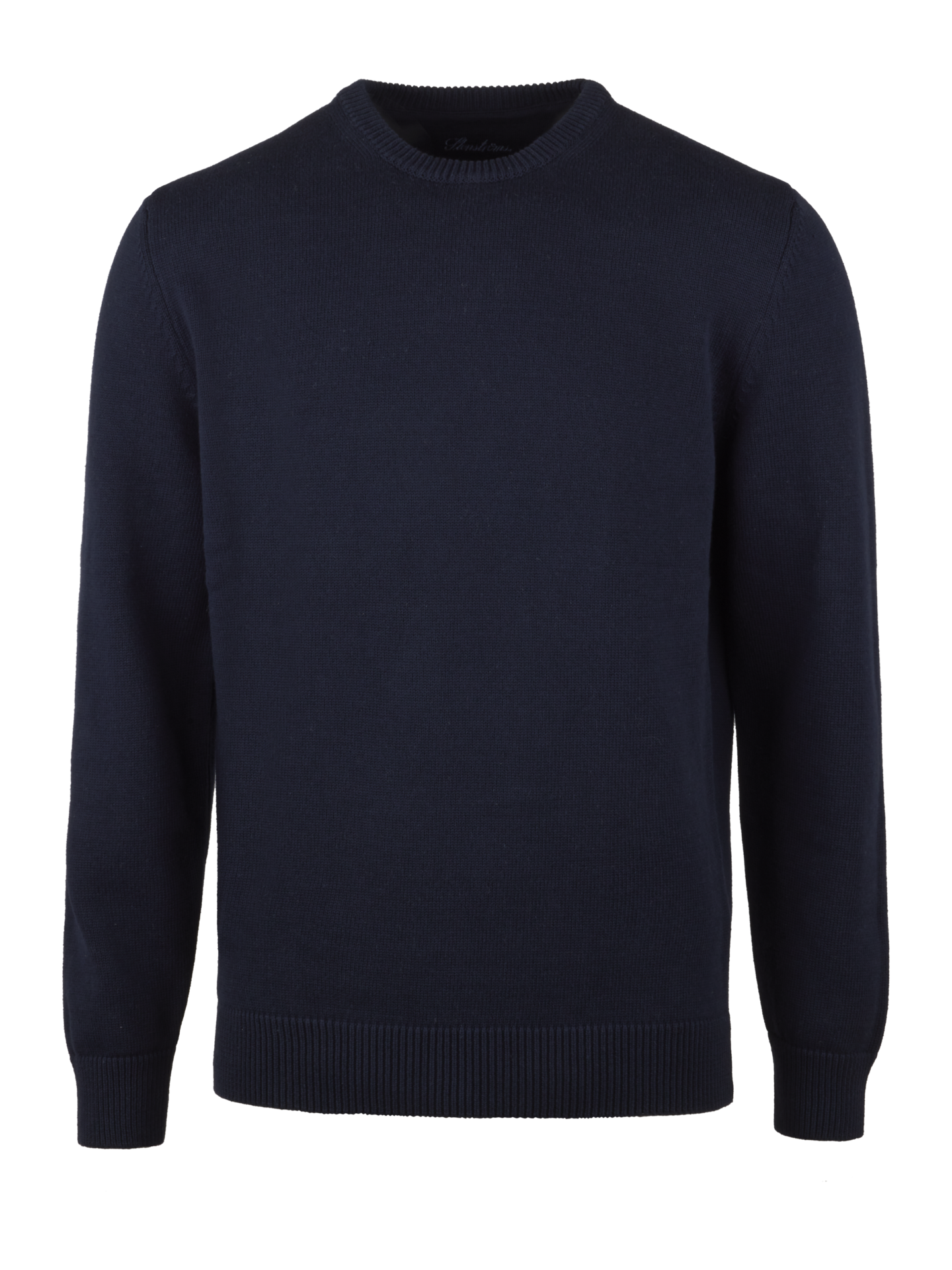 Stenströms Navy Crew Neck Sweater | Men | Men's knitwear & sweatshirts | Size: XL | Navy | Solid | Long Sleeves