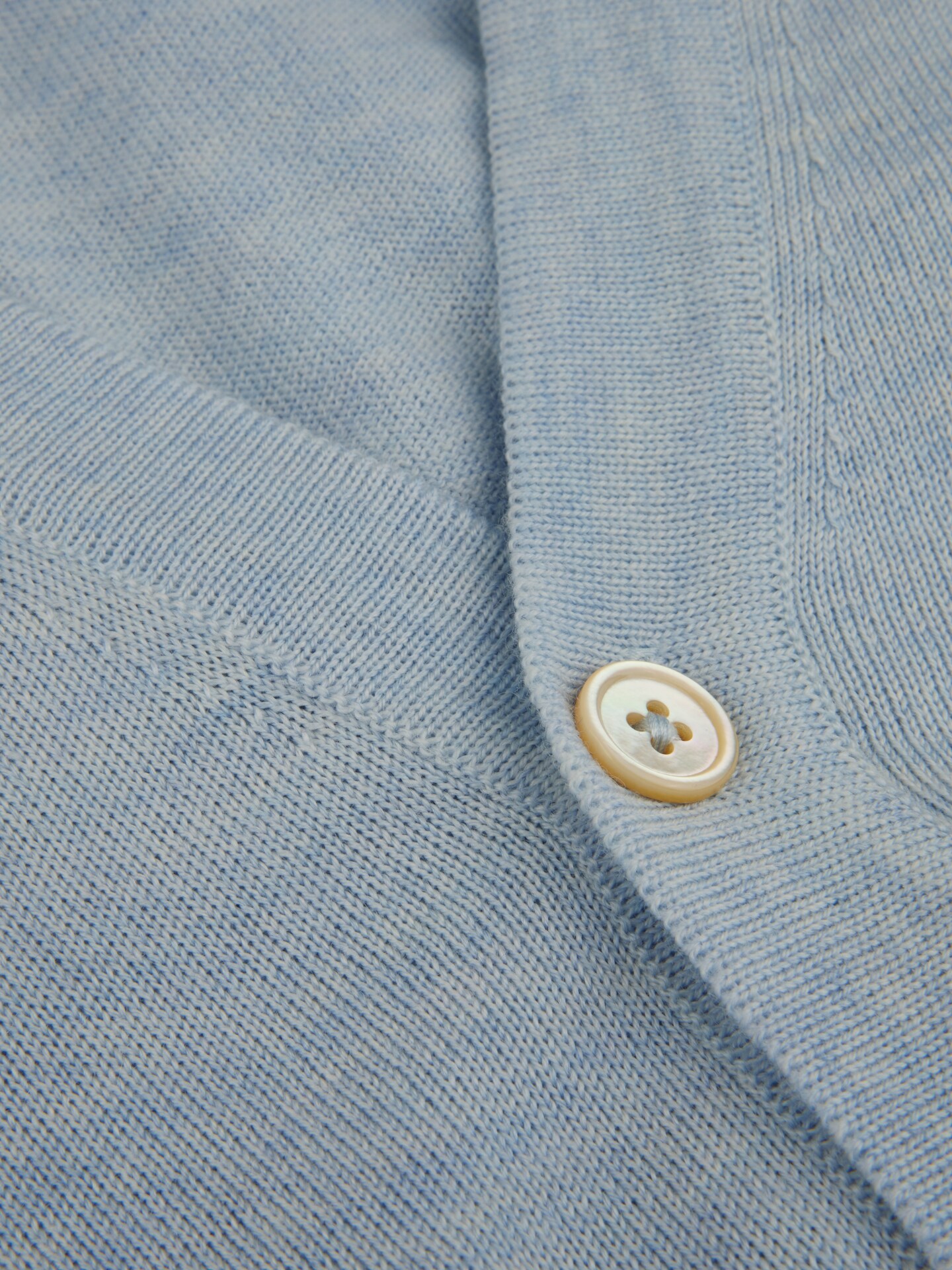 Light blue Merino Wool Cardigan