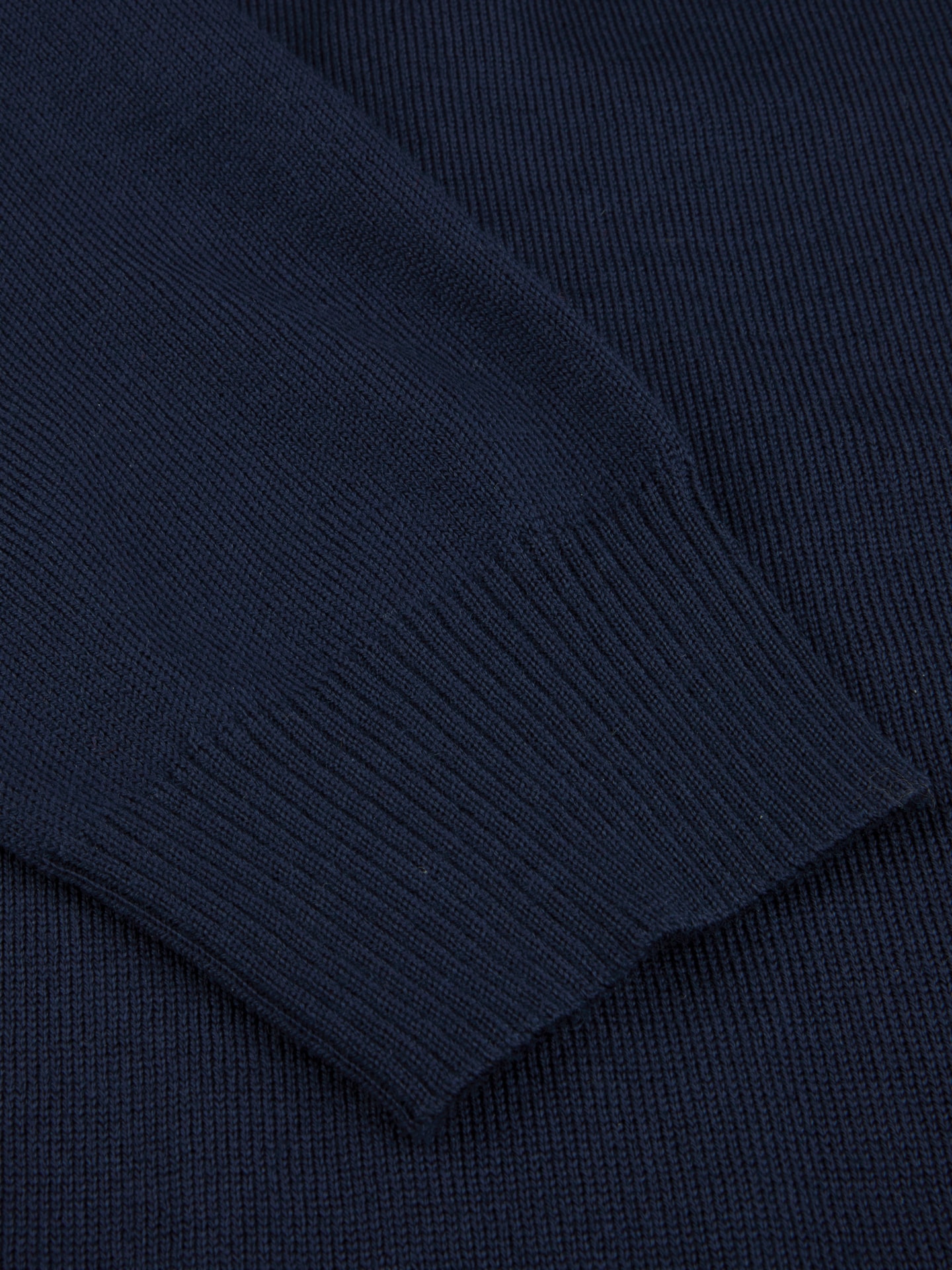 Navy Merino Wool Cardigan