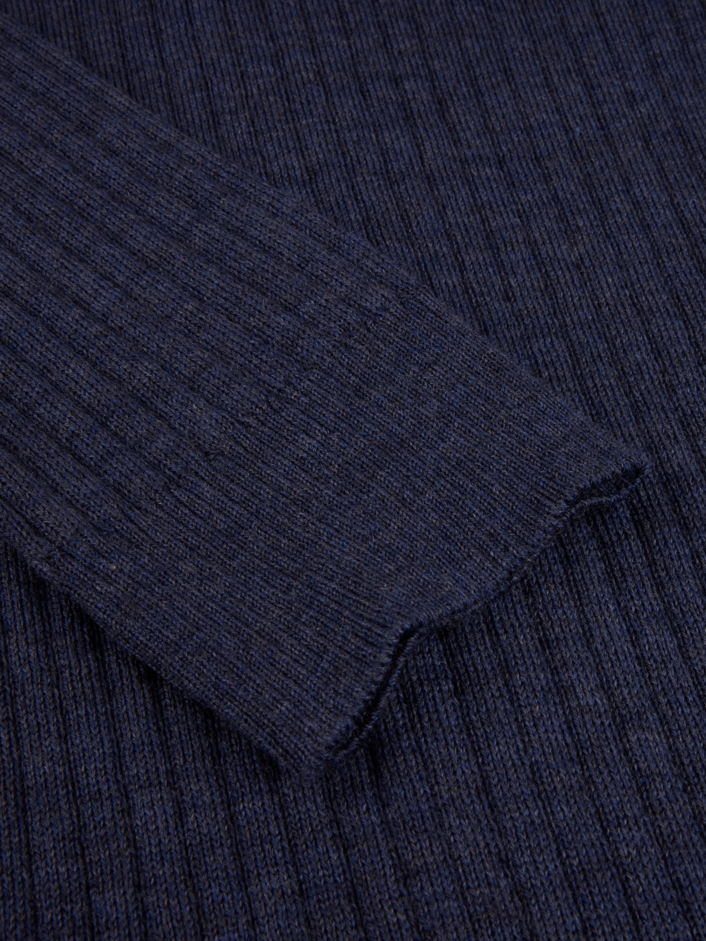 Dark blue Merino Wool Cardigan 