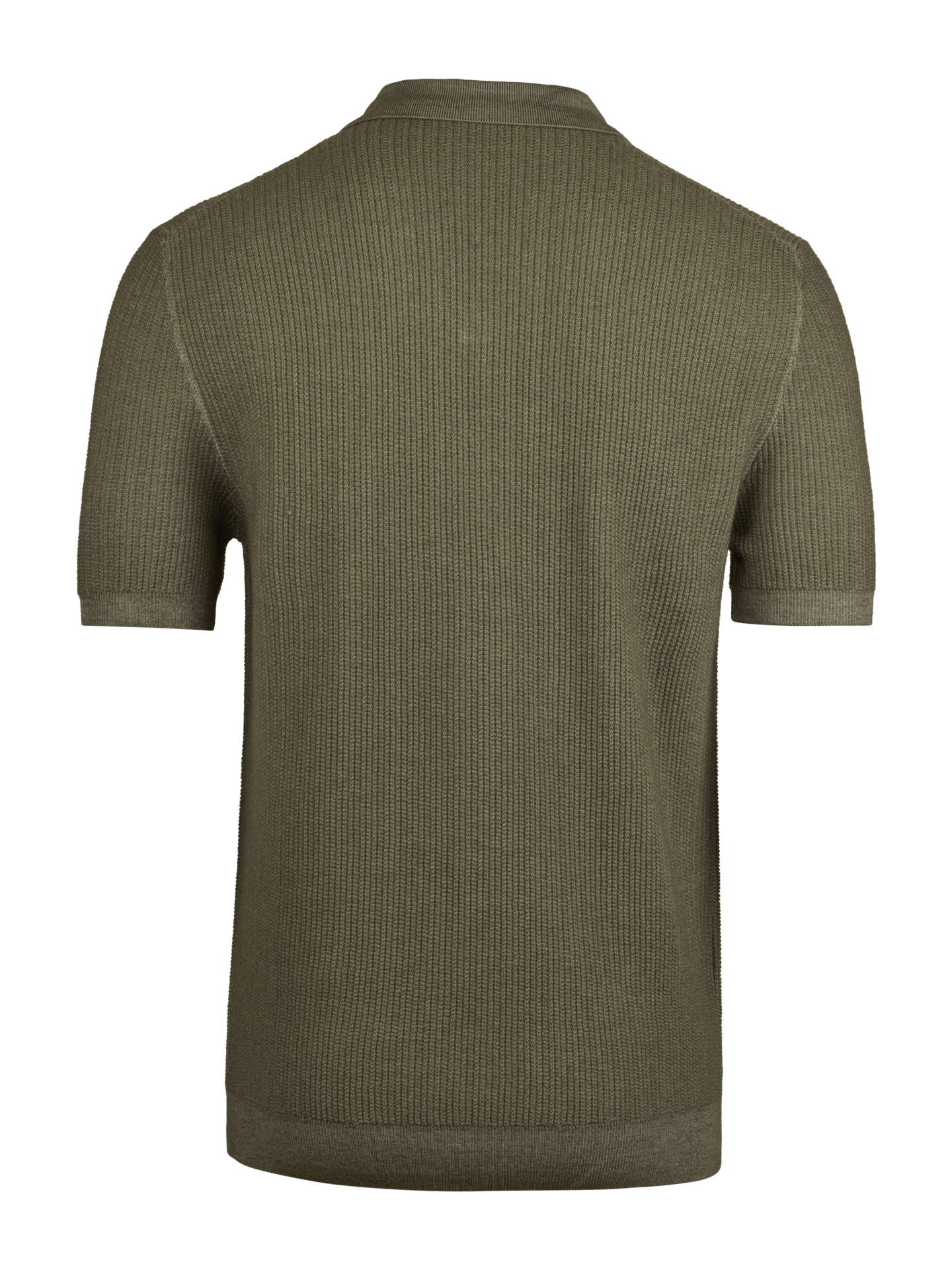 Green Knitted Polo Shirt