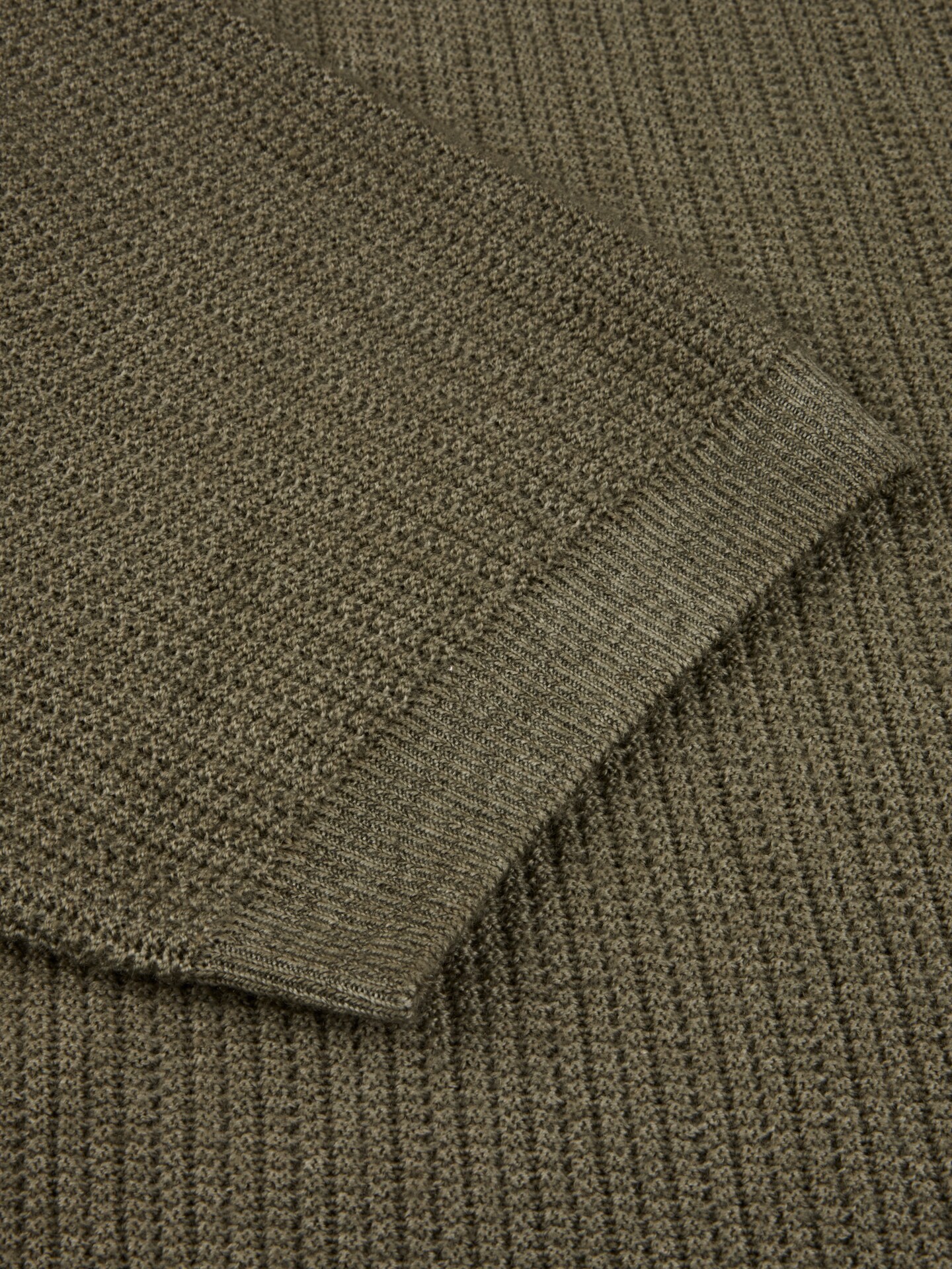 Gestricktes Polohemd, Grün