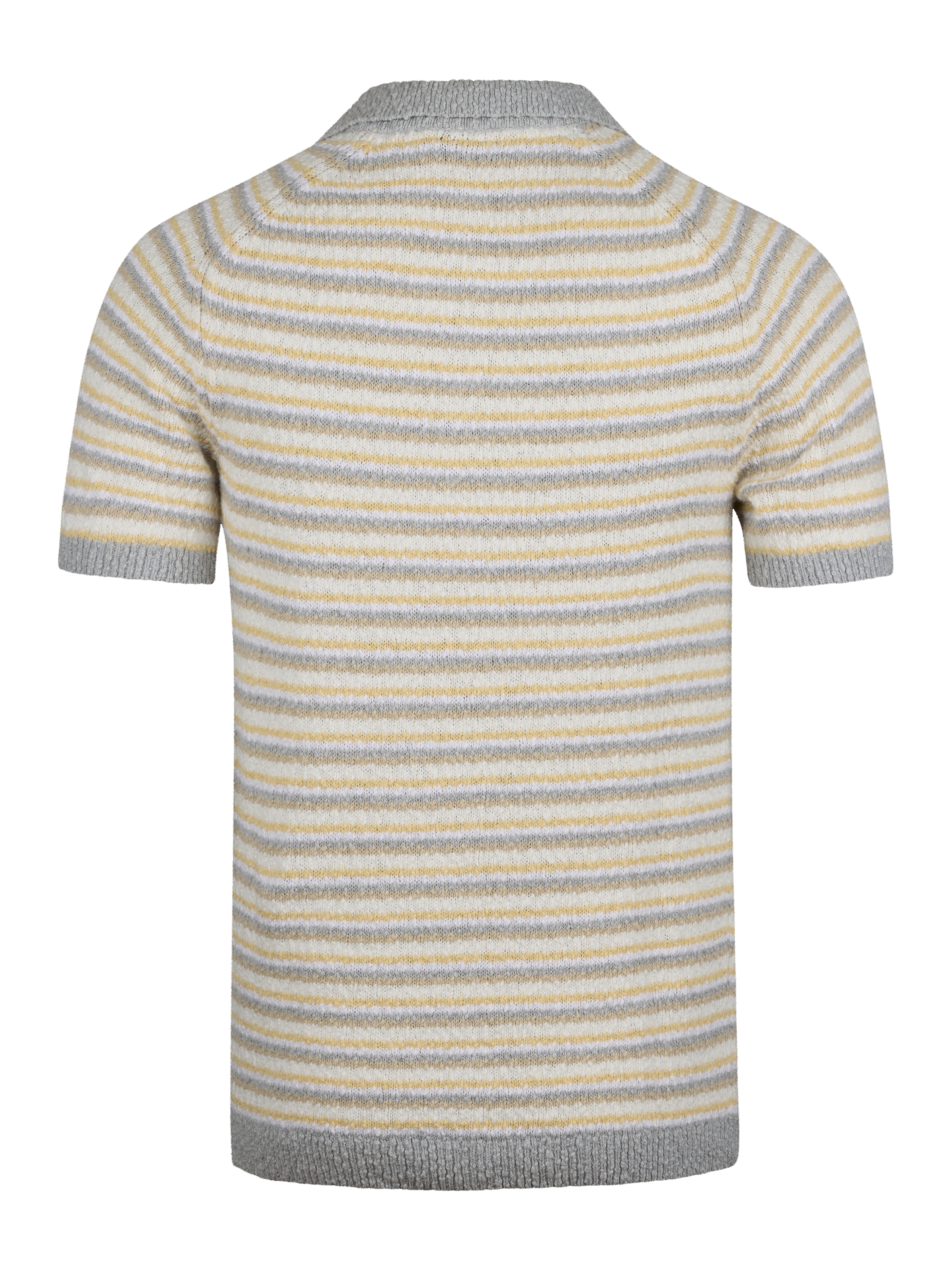 Light grey Knitted Polo Shirt