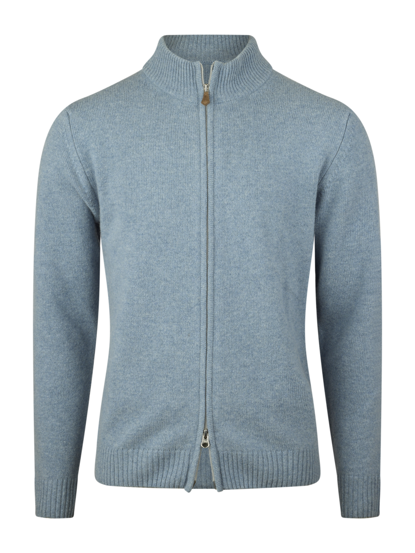 Stenströms Light blue Chunky Merino Wool Cardigan | Men | Men's knitwear & sweatshirts | Size: L | Light blue | Solid | Long Sleeves