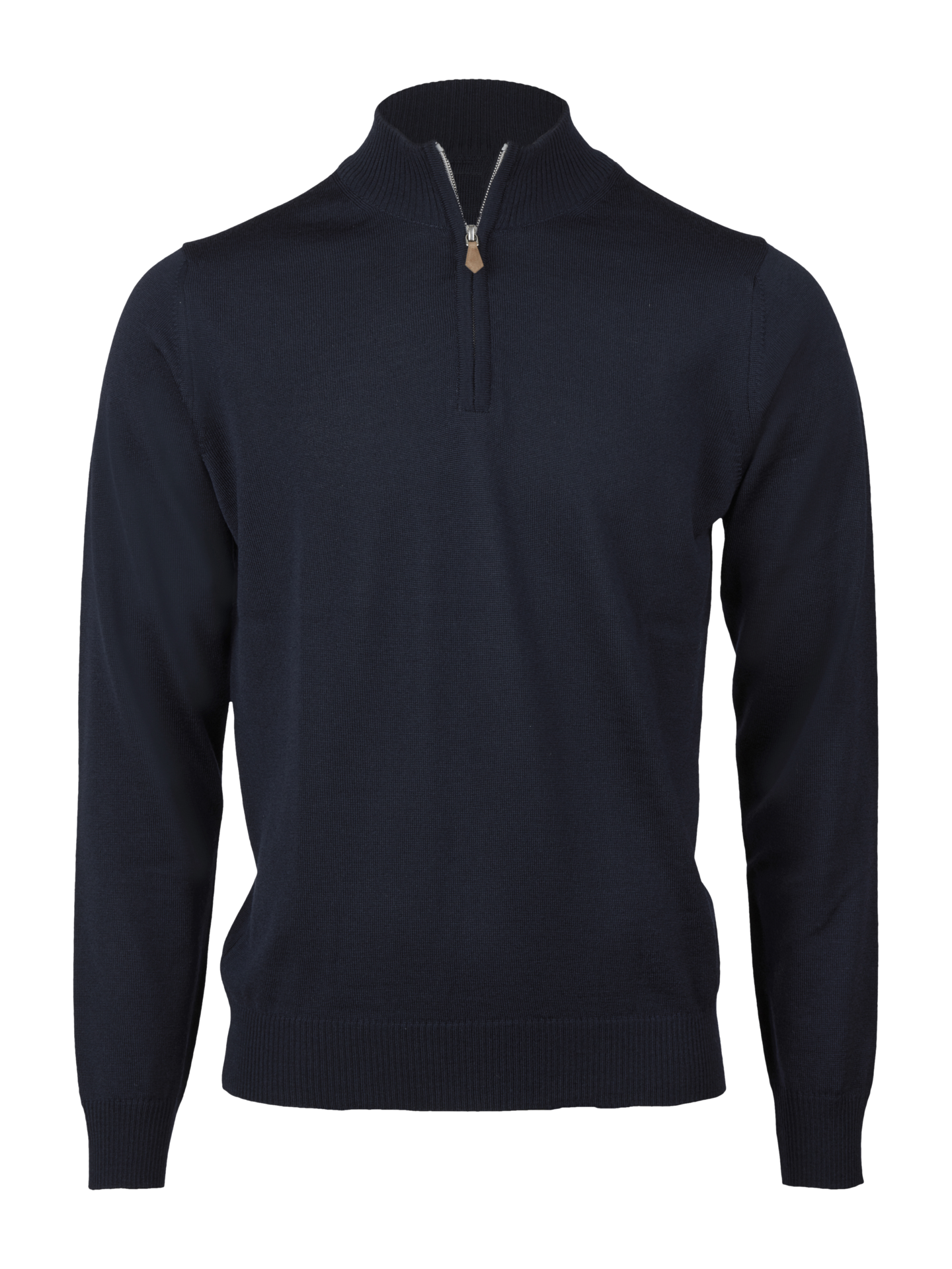 Stenströms Svart Merinoulltröja Half Zip | Herr | Herrtröjor & Stickat | Storlek: 3XL | Svart | Enfärgad | Lång Ärm