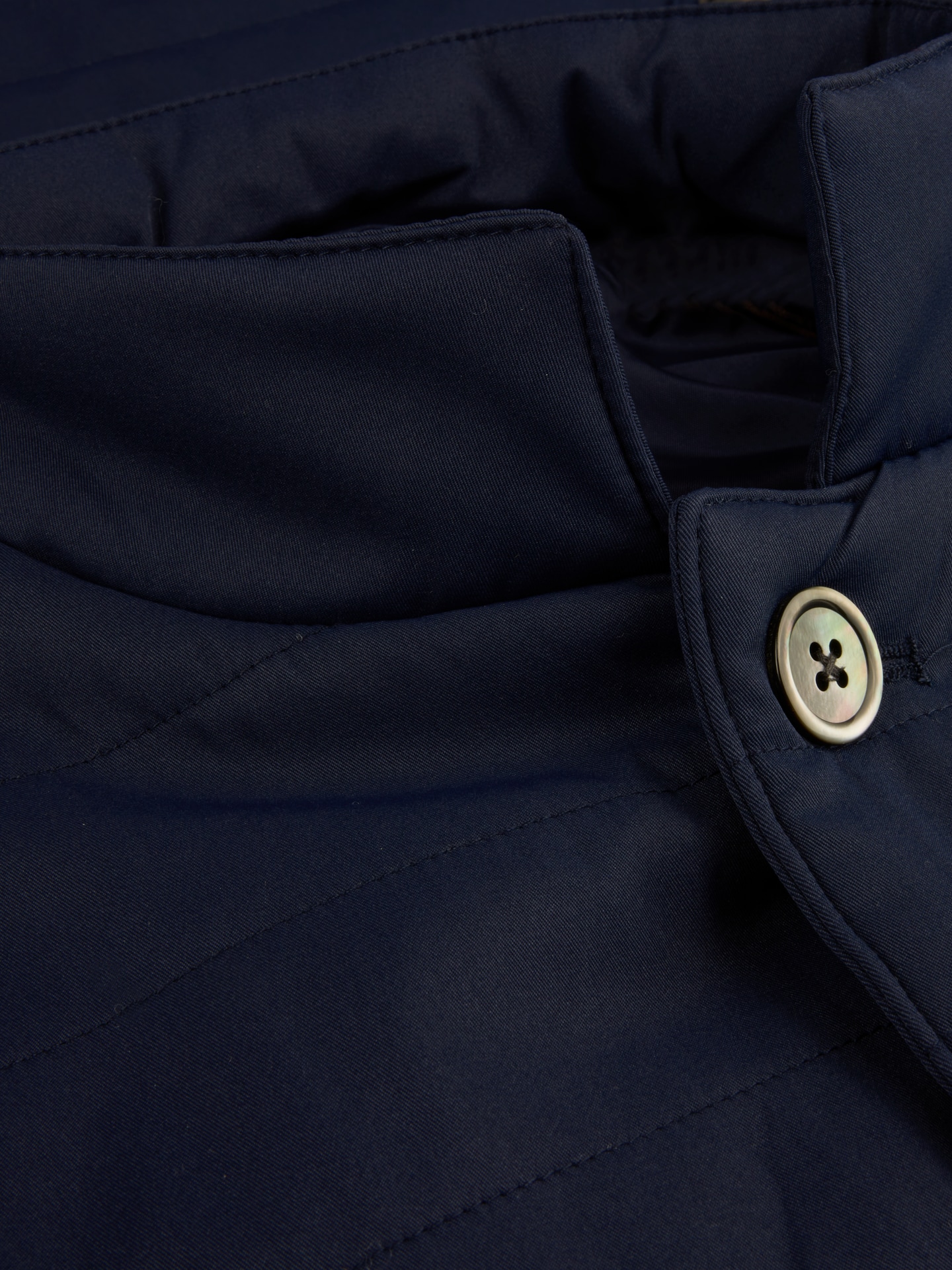 Leicht wattierte Weste, Navy blau