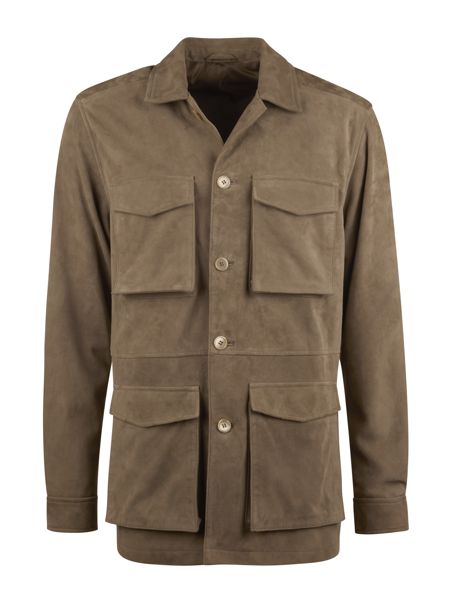 Stenströms Beige Suede Jacket | Men | Jackets & Blazers | Size: XXL | Beige | Solid | Long Sleeves