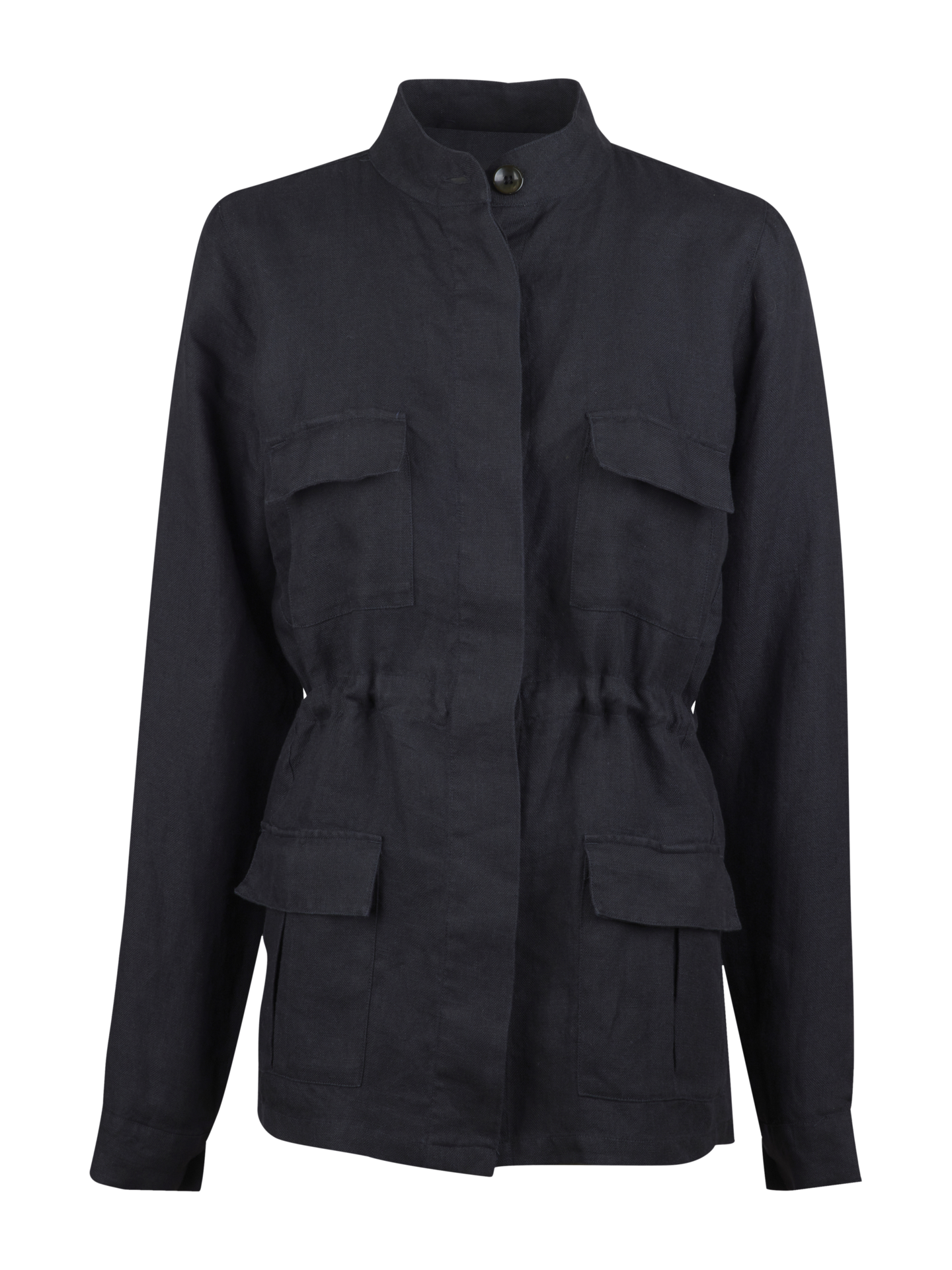 Stenströms Elvira Black Linen Jacket | Women | Outerwear | Size: XL | Black