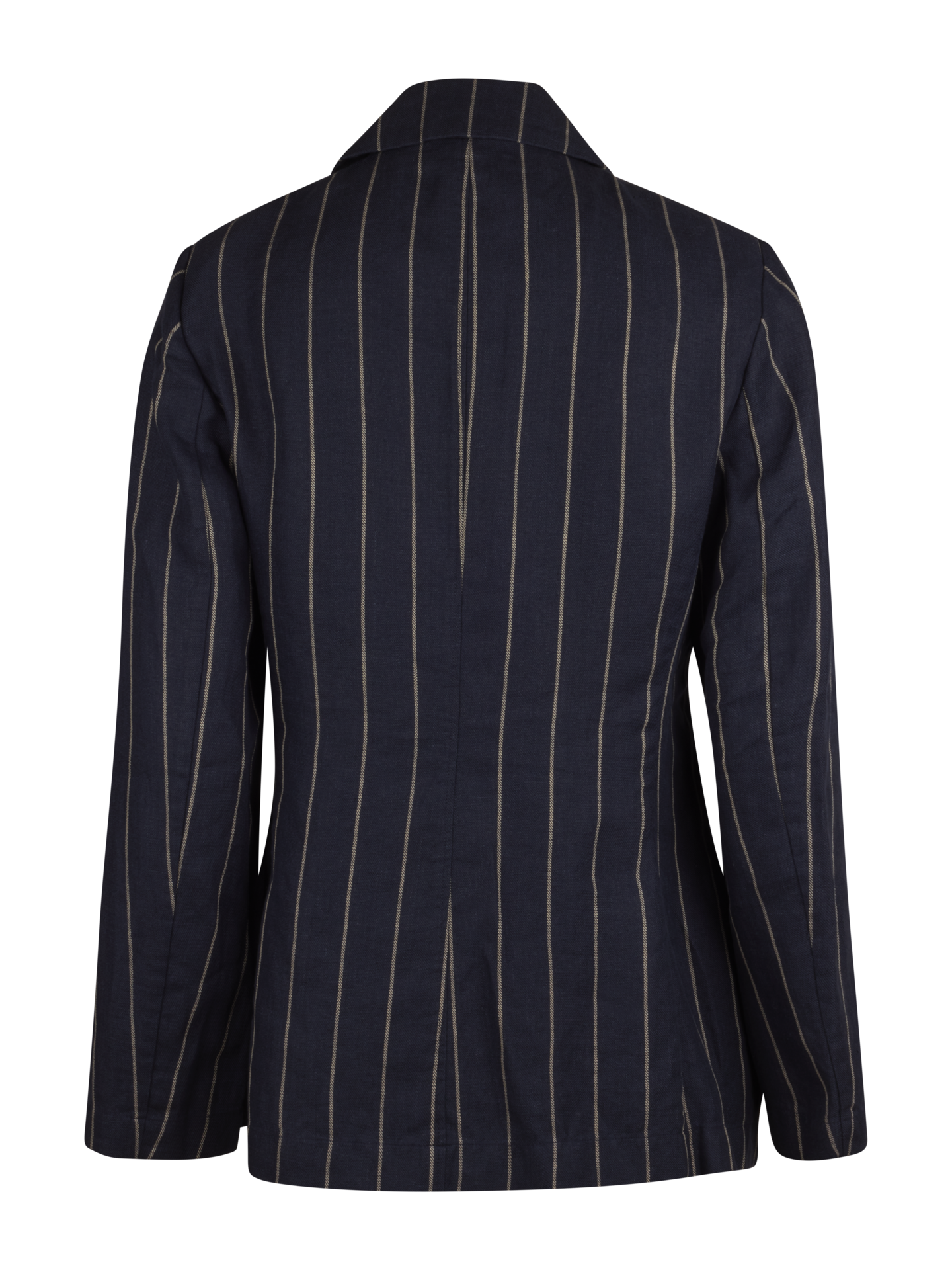 Elisabeth Navy Striped Linen Jacket