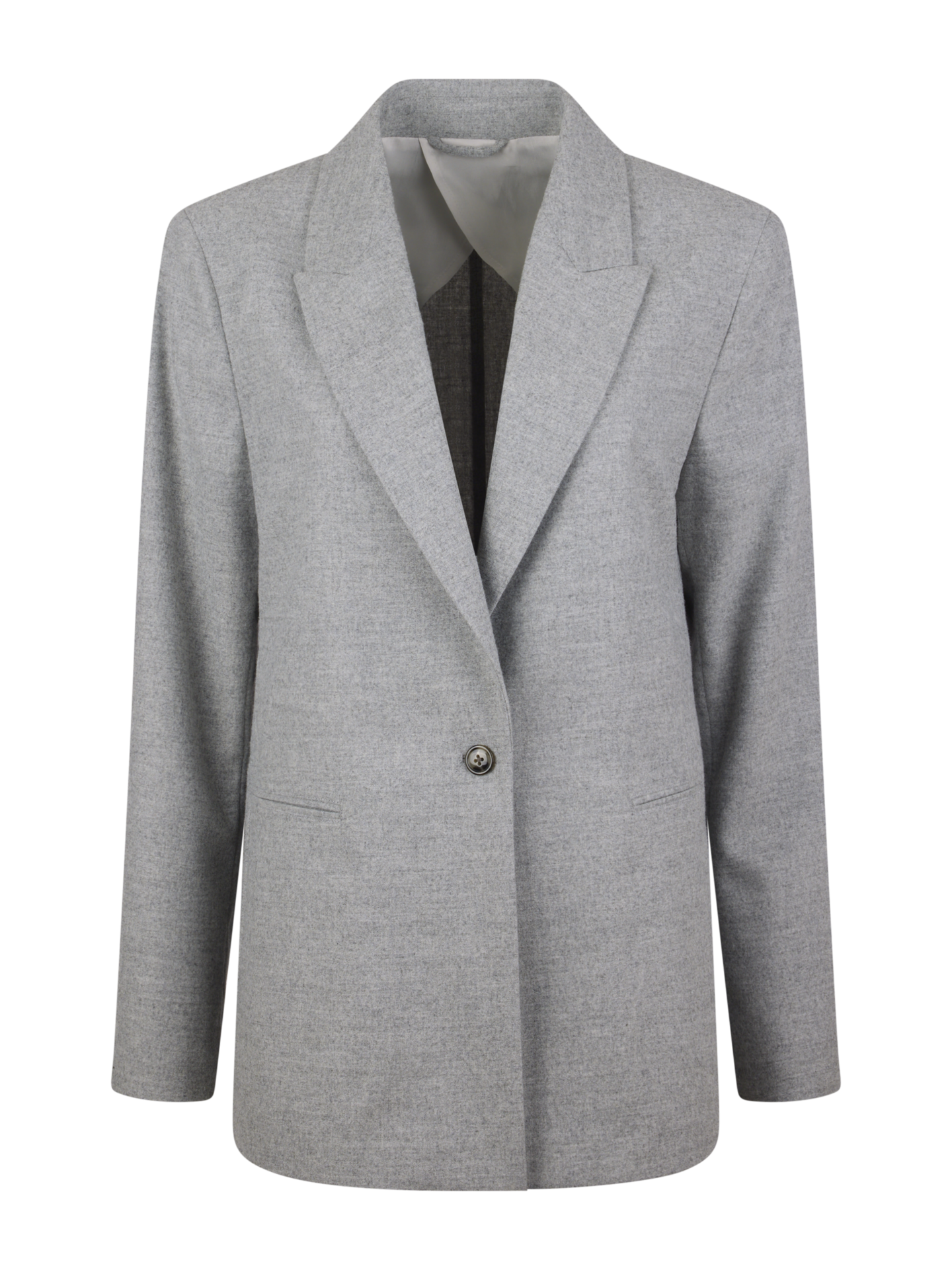 Stenströms Elisabeth Grå Ulljacka | Dam | Ytterplagg | Storlek: M | Grå | Enfärgad | Lång Ärm