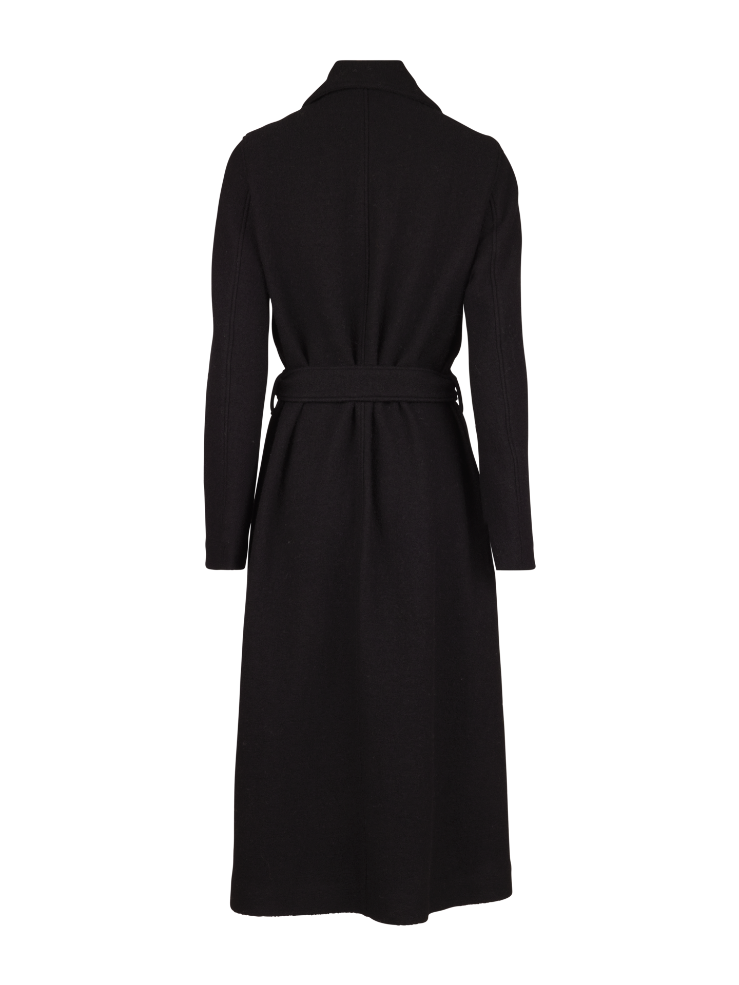 Greta Black Wool Coat