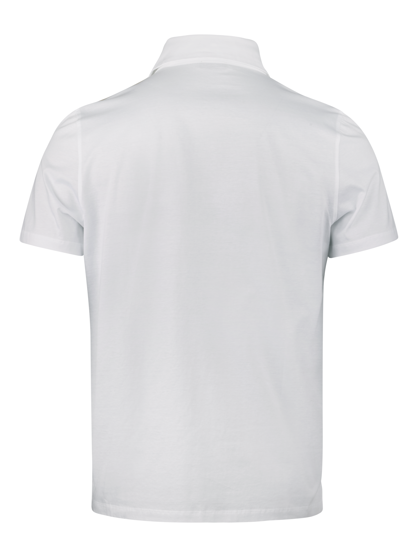 White Mercerised Polo Shirt 