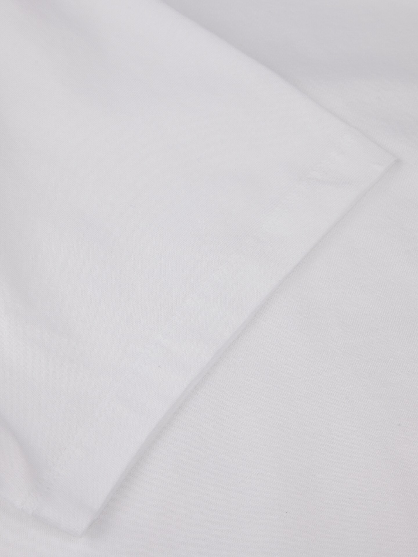White Mercerised Polo Shirt 