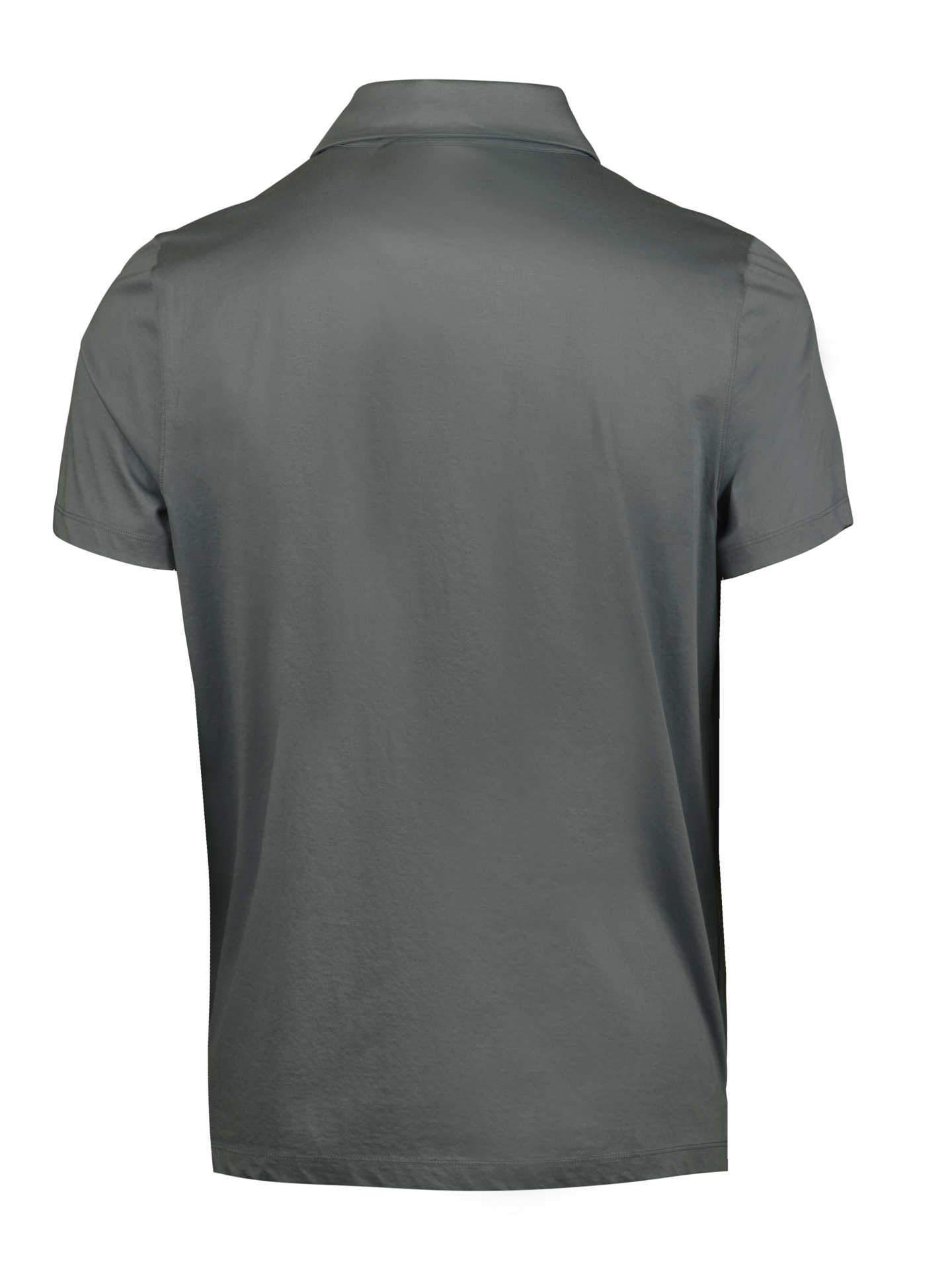 Blue Mercerised Polo Shirt 