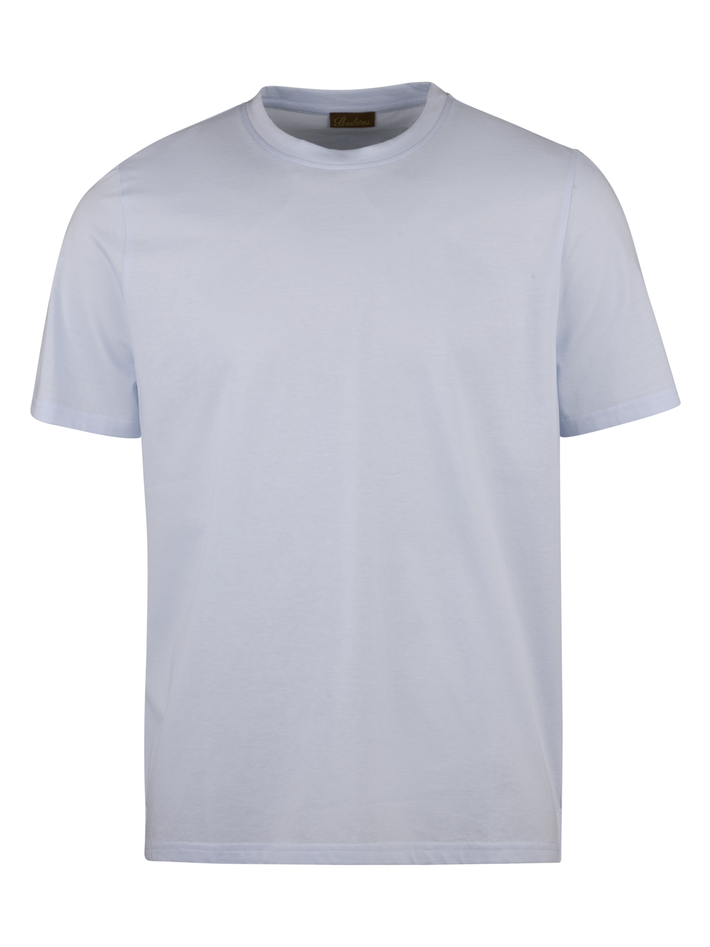 Stenströms Ljusblå Bomulls T-Shirt | Herr | Pikéer & T-shirts | Storlek: L | Ljusblå | Enfärgad | Kort Ärm