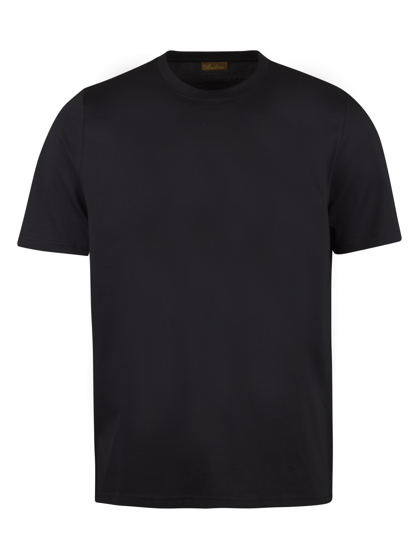 Stenströms Svart Bomulls T-Shirt | Herr | Pikéer & T-shirts | Storlek: 3XL | Svart | Enfärgad | Kort Ärm
