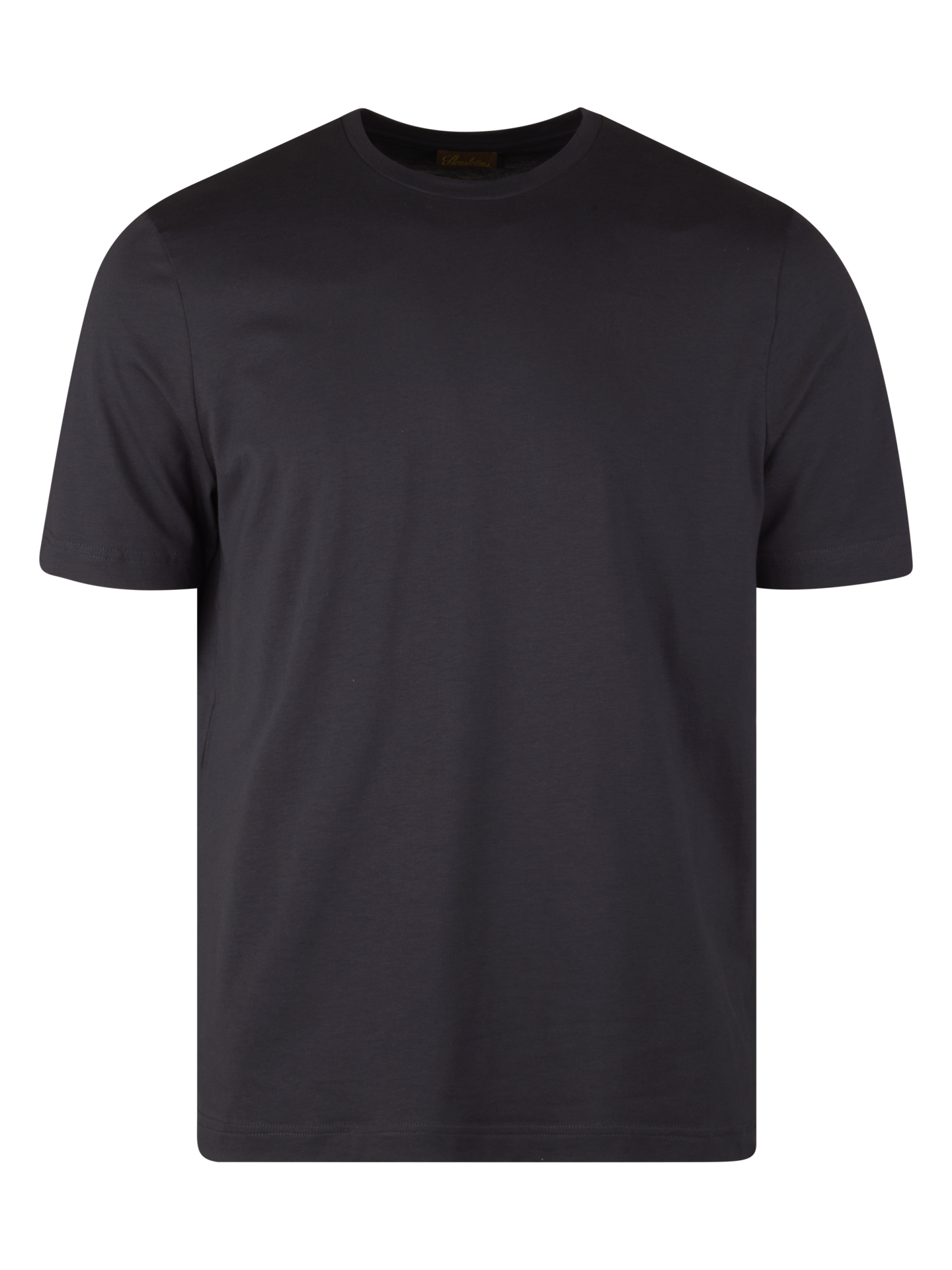 Stenströms Navy Cotton T-Shirt | Men | Polos & T-shirts | Size: L | Navy | Solid | Short Sleeves