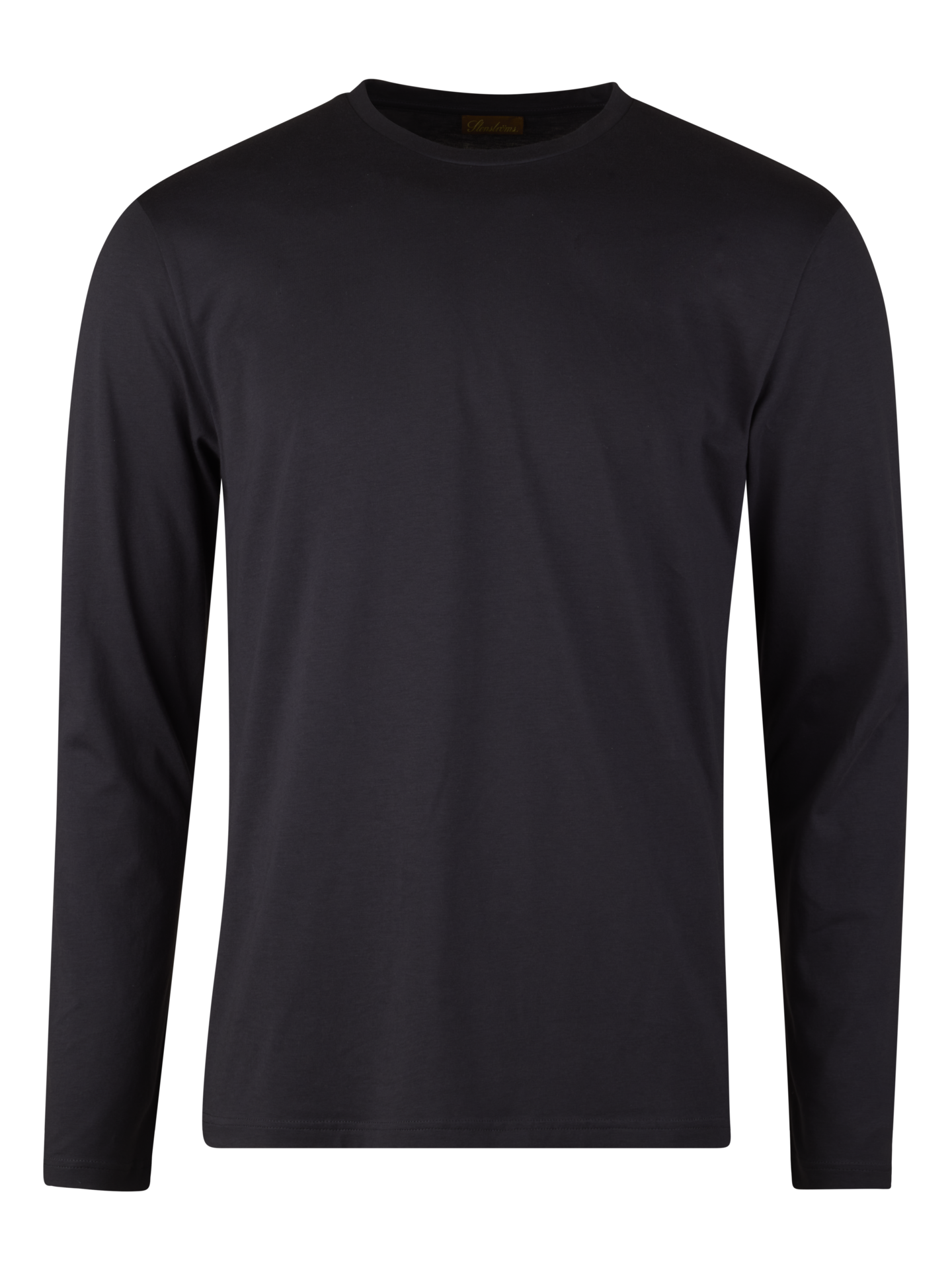Stenströms Navy Long Sleeved T-Shirt | Men | Polos & T-shirts | Size: L | Navy | Solid | Long Sleeves